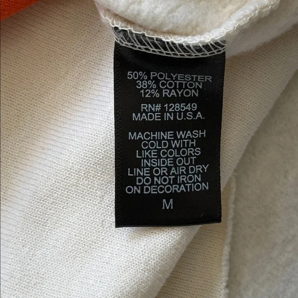 🏄‍♀️Aviator Nation LOGO CROPPED CREW SWEATSHIRT RELAXED -VINTAGE WHITE-Medium - Picture 9 of 11